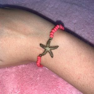 Pink Starfish Bracelet
